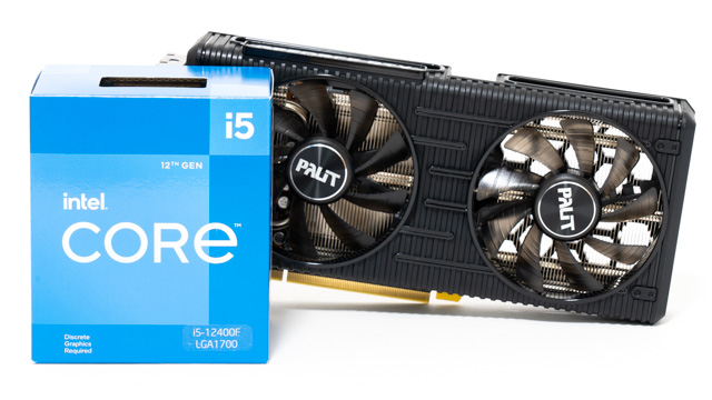 Core i5-12400FとRTX 3060のベンチマーク|DDR4-3200メモリ使用