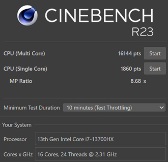 CINEBENCH R23