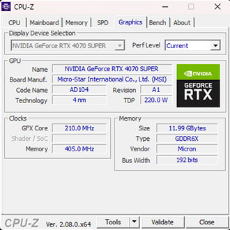 CPU-Zの情報