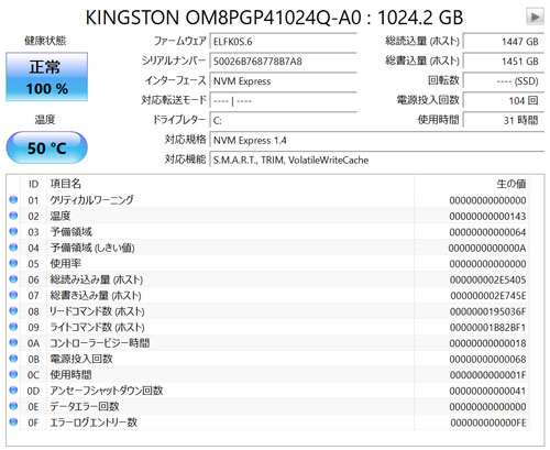 Crystal Disk Info